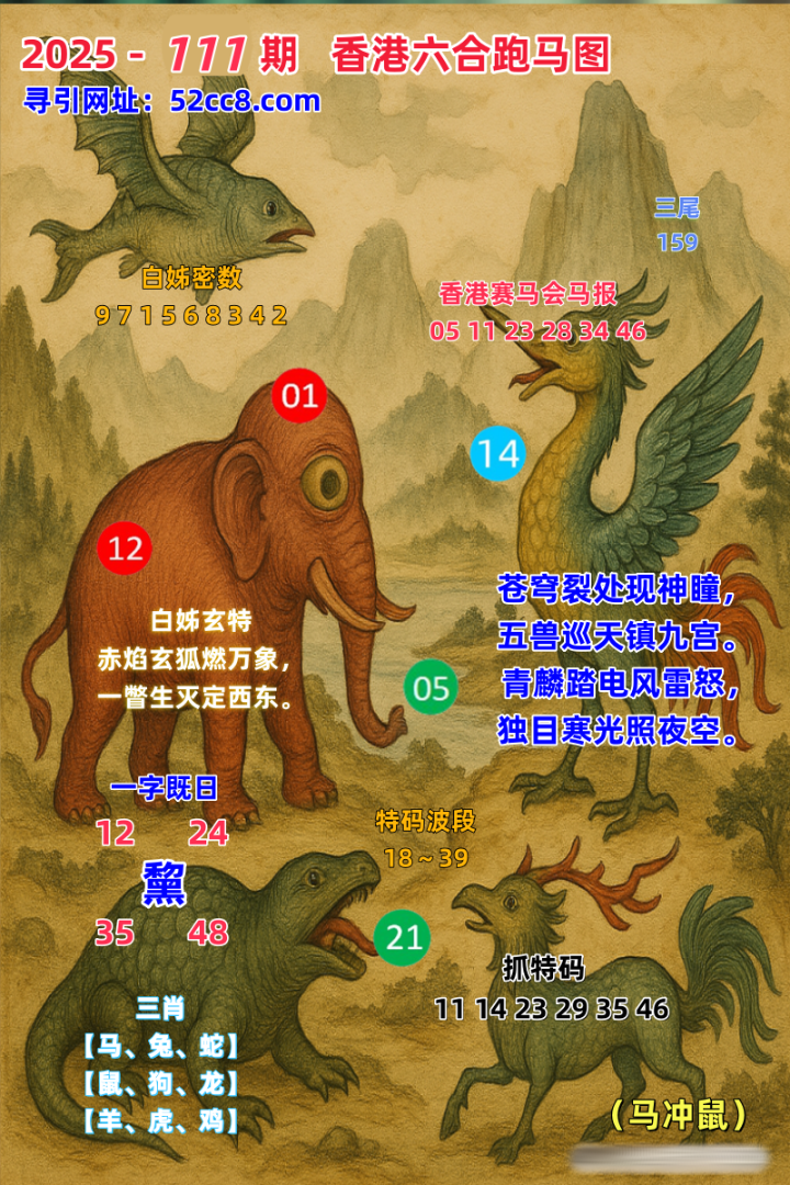 香港六合跑马图111期