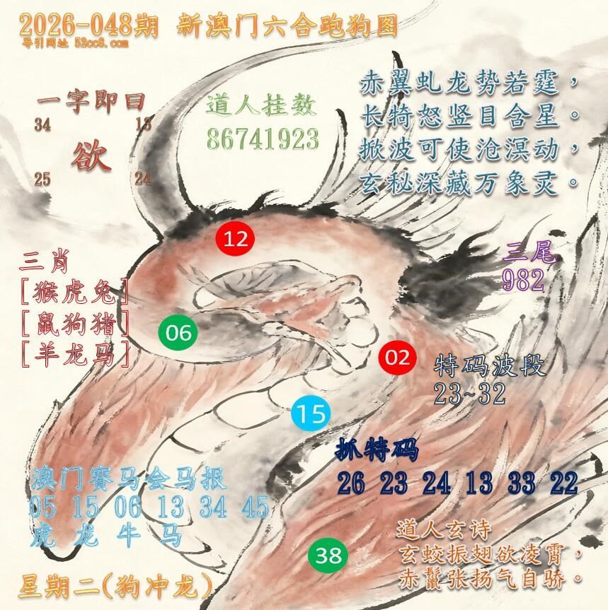 新澳门六合跑马图048期