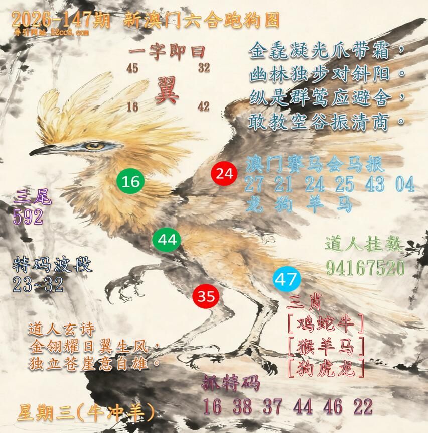 新澳门六合跑马图147期