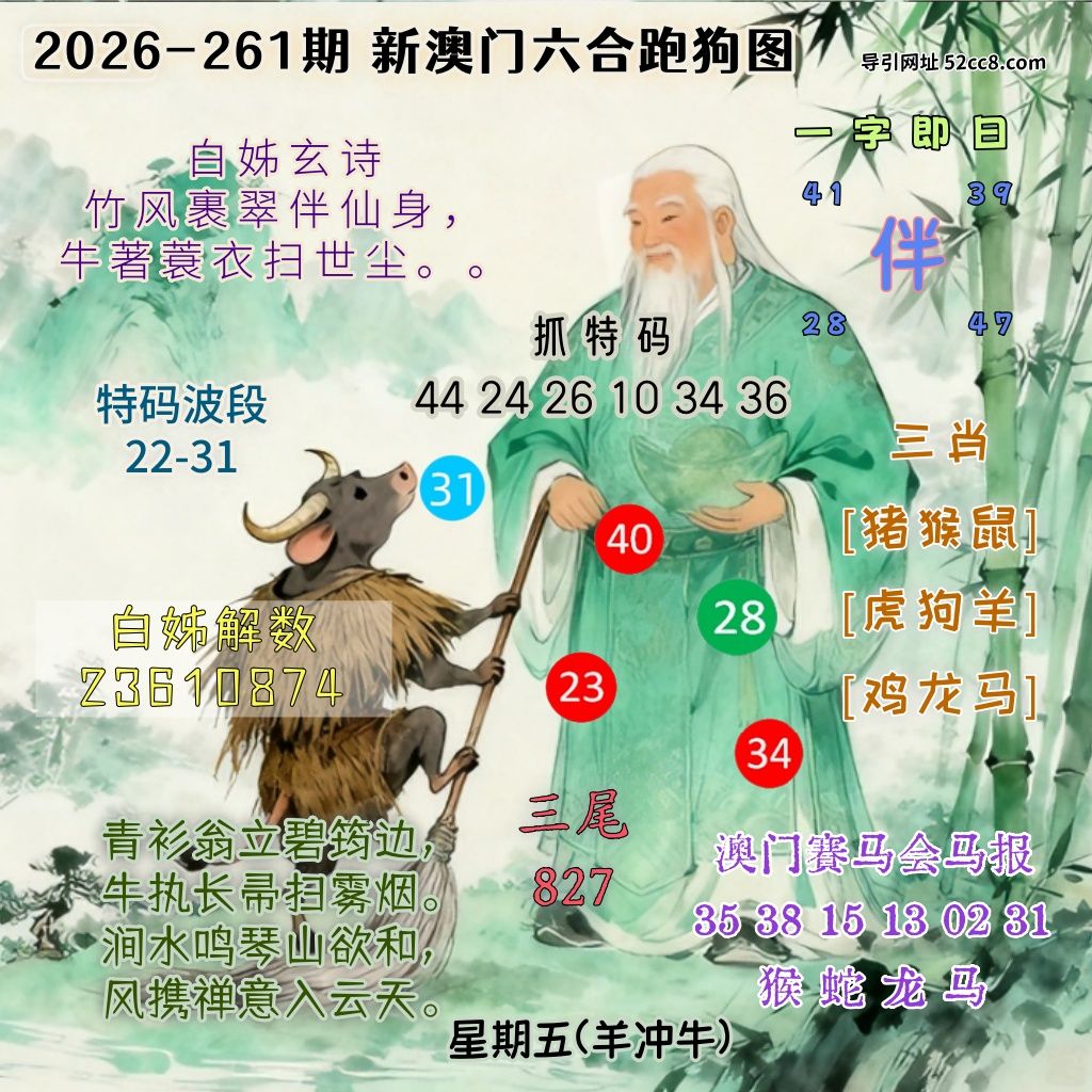 新澳门六合跑马图261期