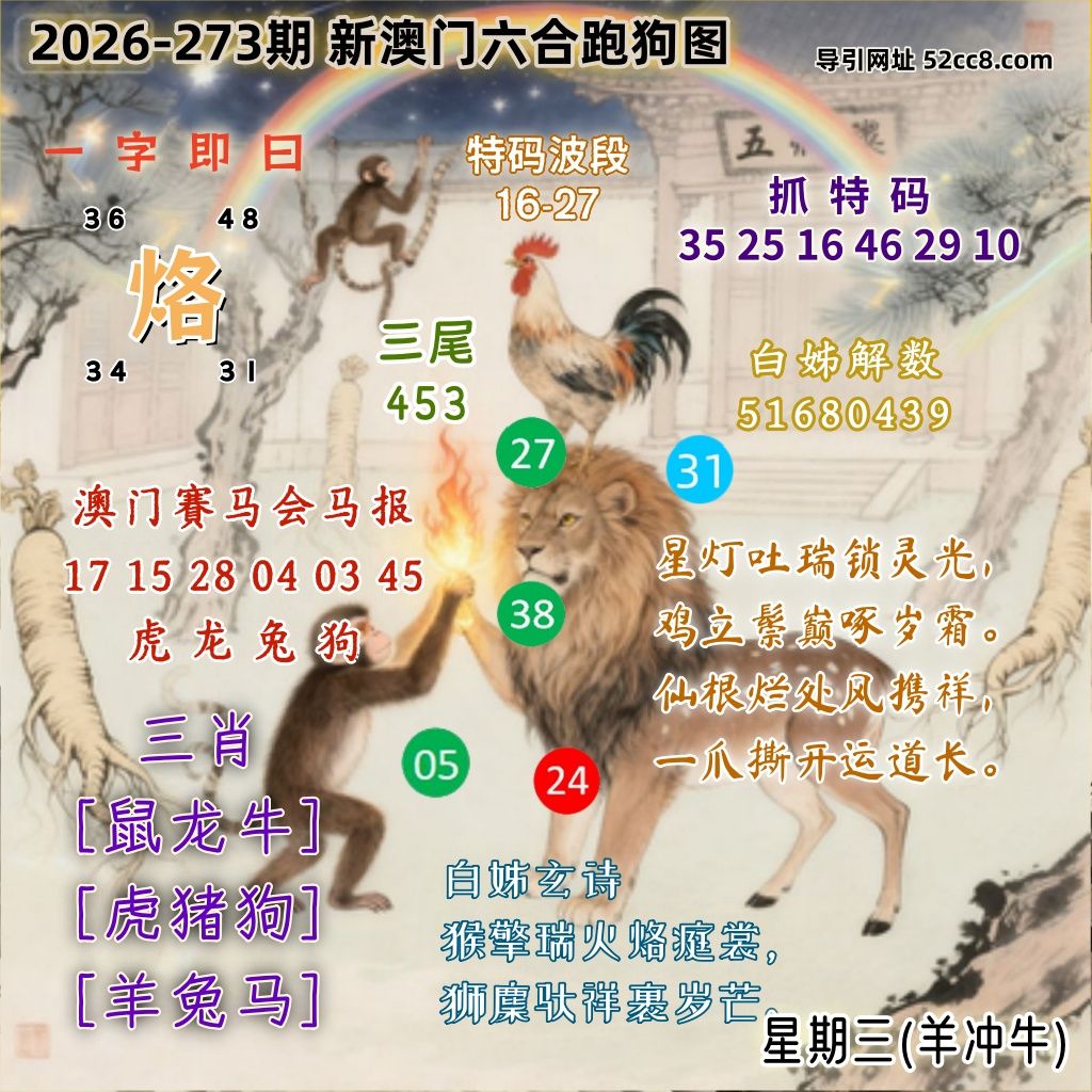 新澳门六合跑马图273期