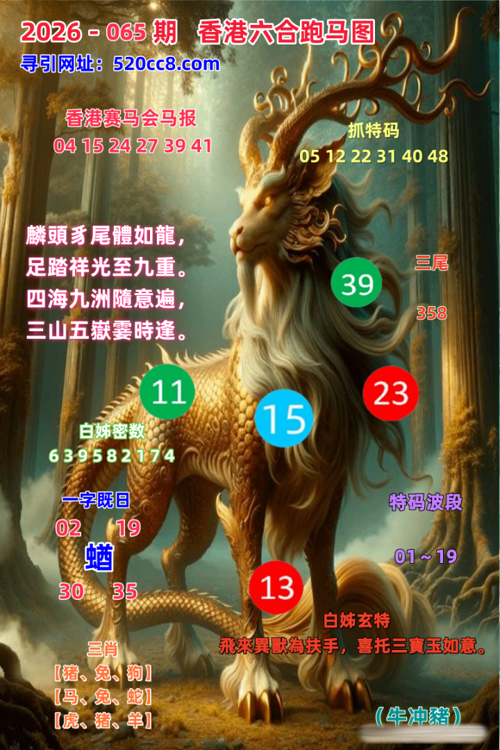 香港六合065期