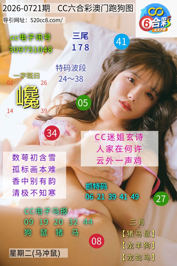CC六合澳门跑马图0721期